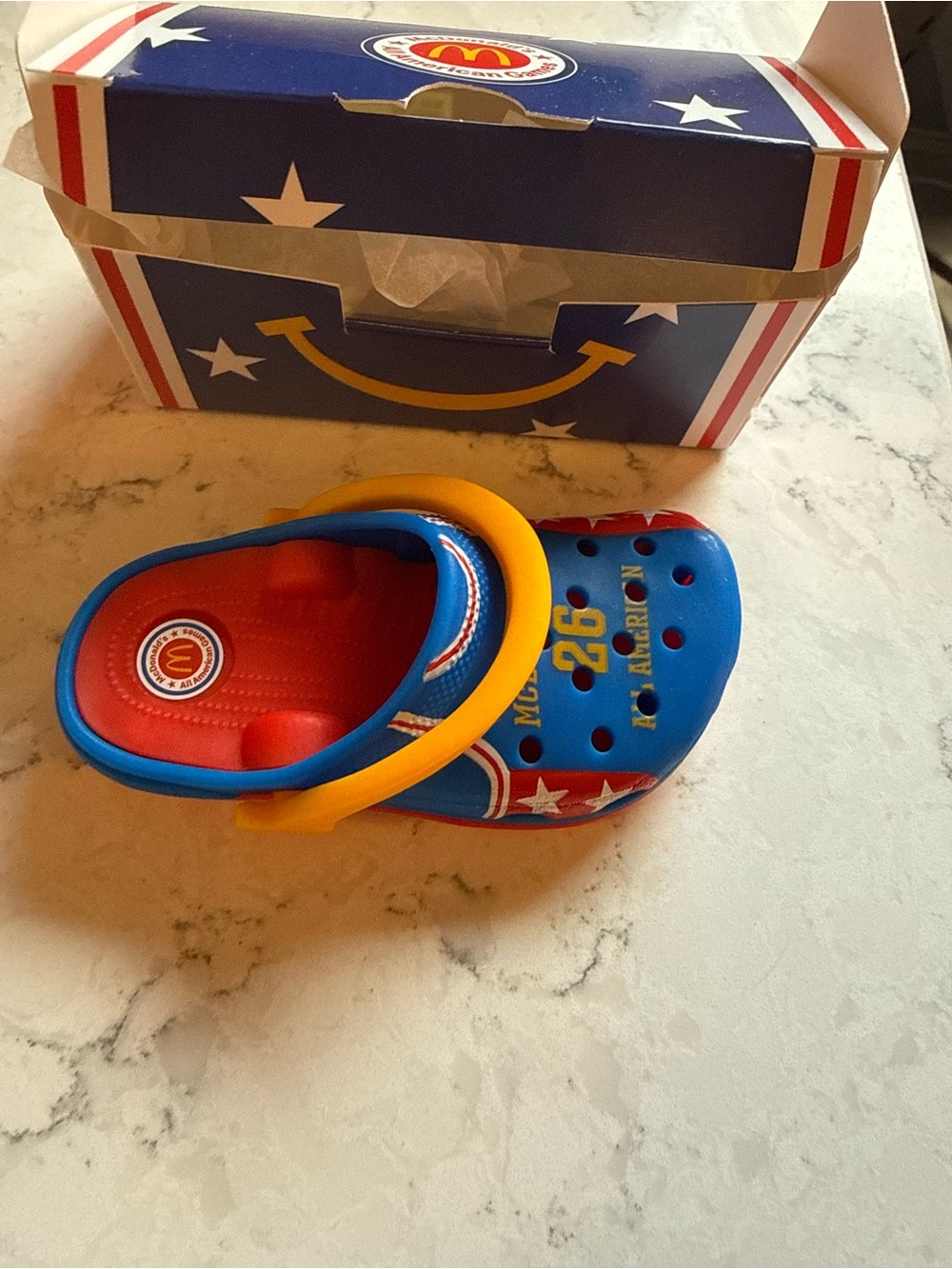 McDonald's Limited Edition All American Croc Collectable